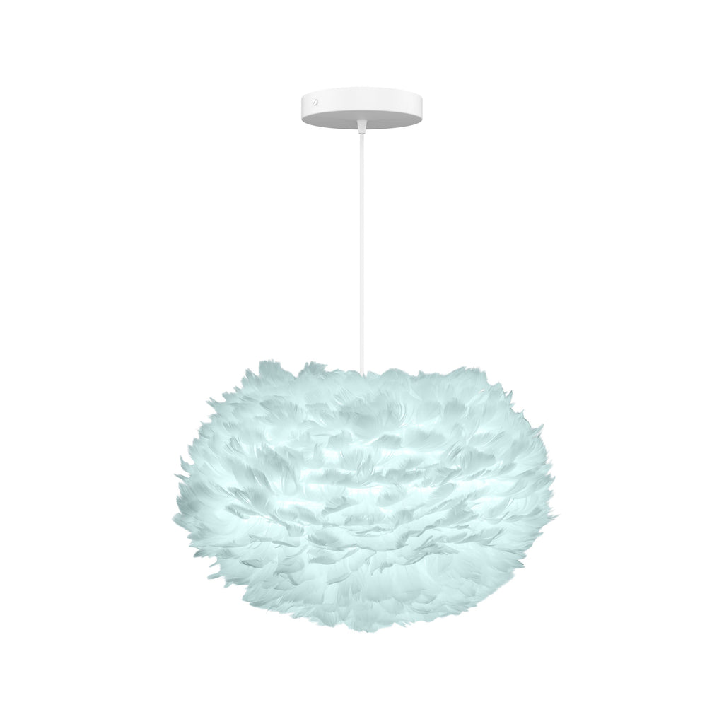 Eos Medium Hardwired Pendant in Light Blue
