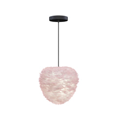 Eos Evia Medium Hardwired Pendant in Light Rose