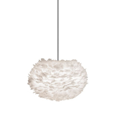 Eos Medium Plug-In Pendant in White