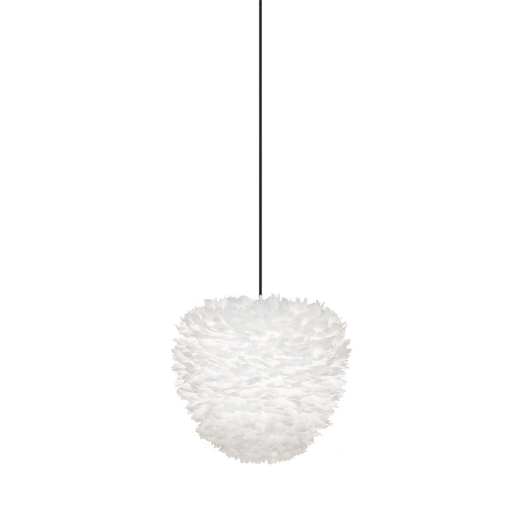 Eos Evia Medium Plug-In Pendant in White