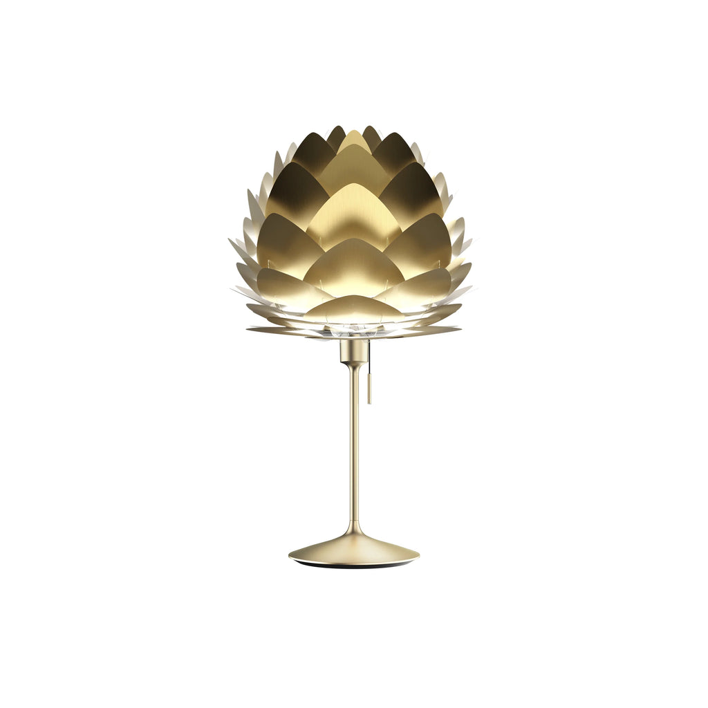 Aluvia Table Lamp in Brushed Brass