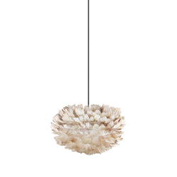 Eos Mini Plug-In Pendant in Light Brown, Black Cord