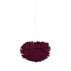 Eos Mini Plug-In Pendant in Red, White Cord