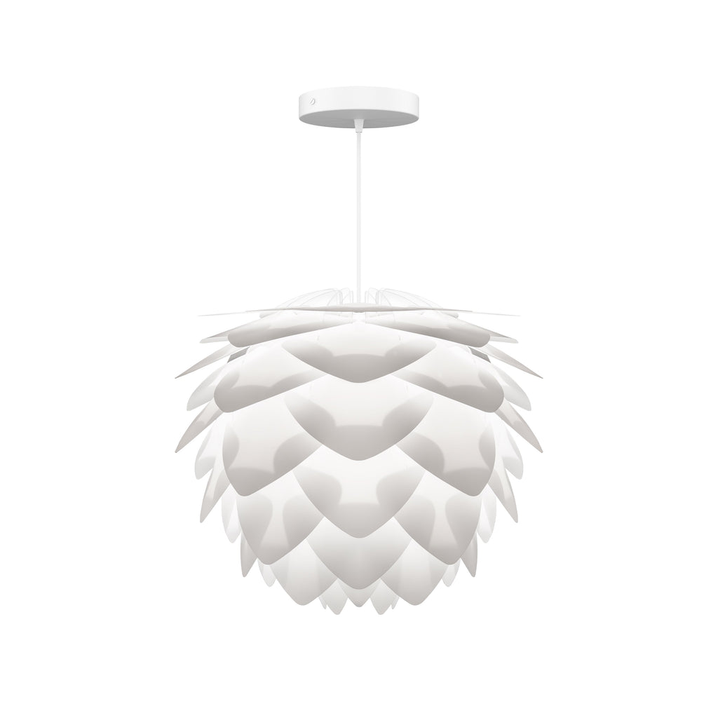 Silvia White Mini Hardwired Pendant