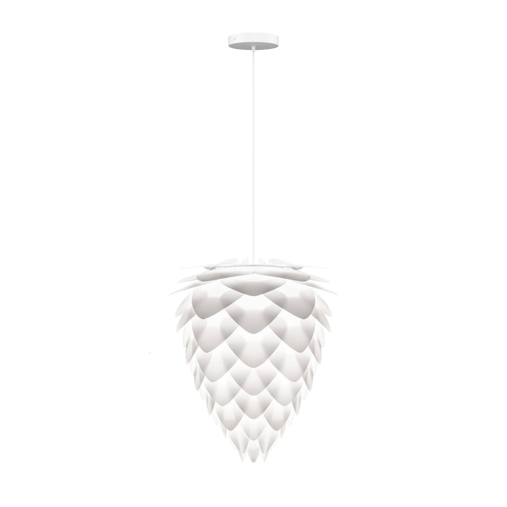 Conia White Mini Hardwired Pendant