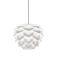 Silvia White Medium Plug-In Pendant