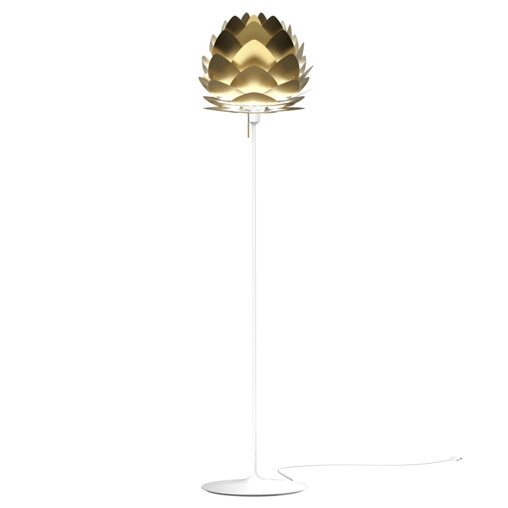 Aluvia Floor Lamp in Brushed Brass