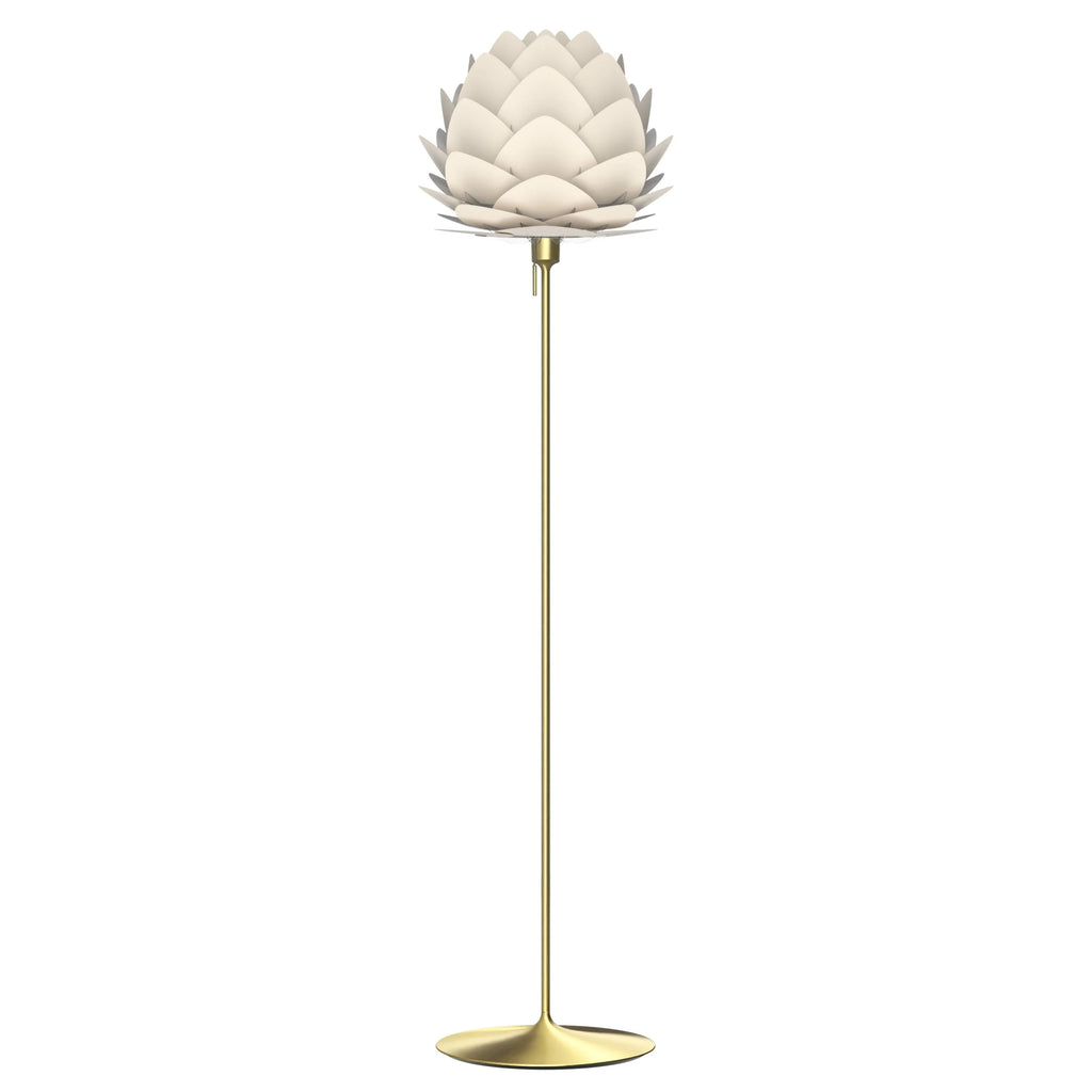 Aluvia Floor Lamp in Pearl White