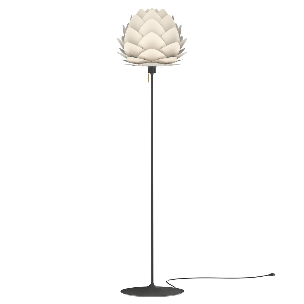 Aluvia Floor Lamp in Pearl White