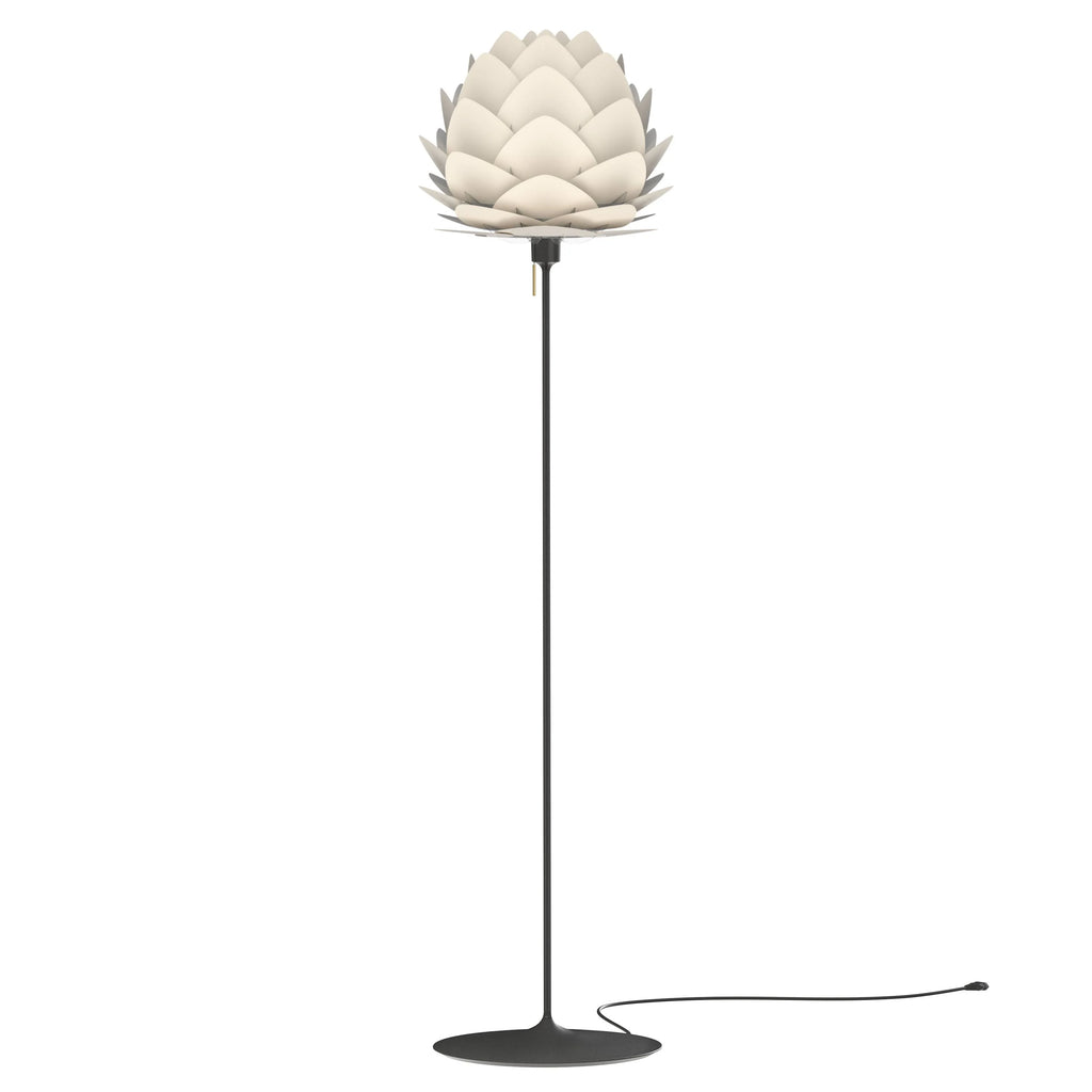 Aluvia Floor Lamp in Pearl White