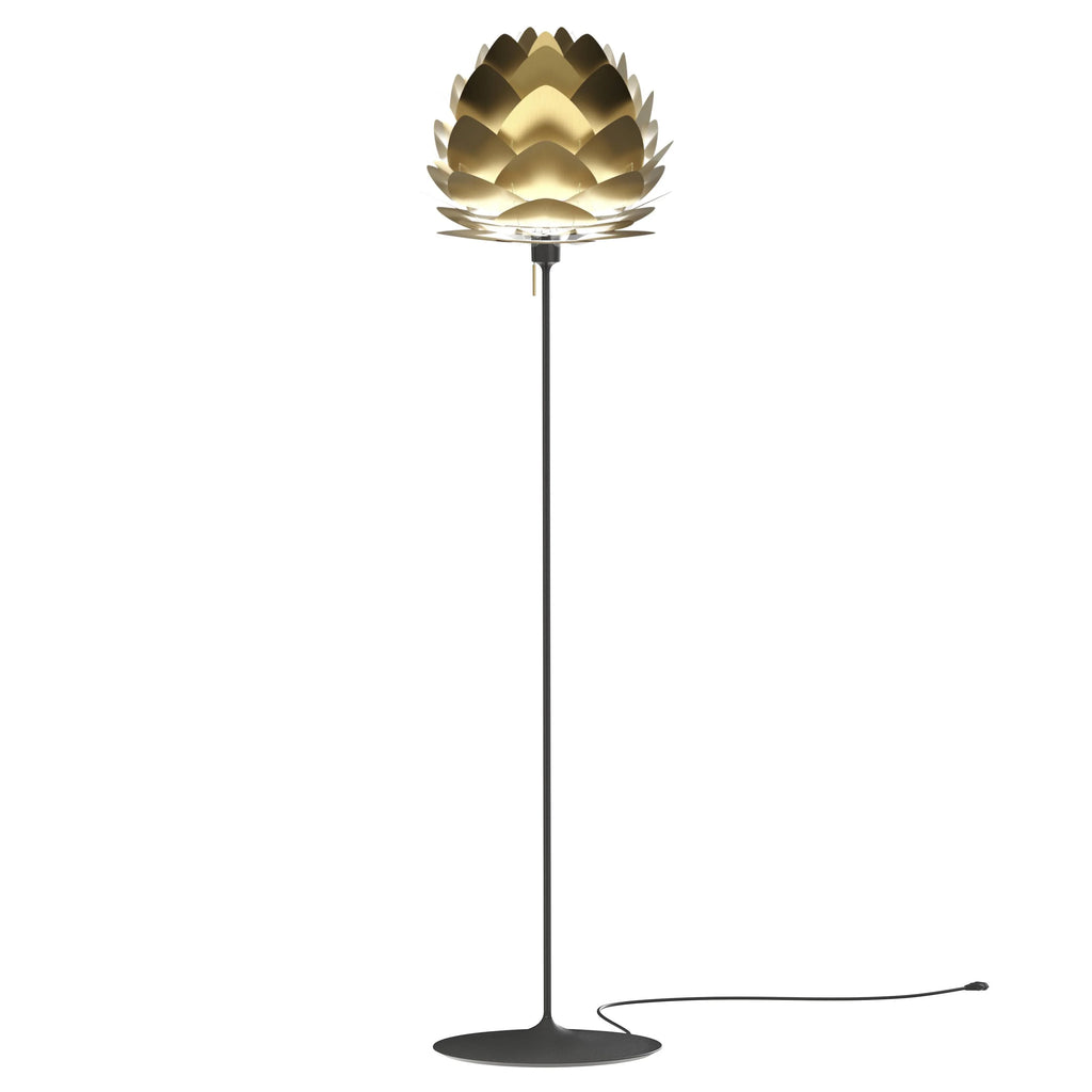 Aluvia Floor Lamp in Brushed Brass