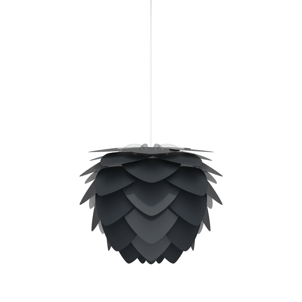 Aluvia Medium Plug-In Pendant in Anthracite Grey
