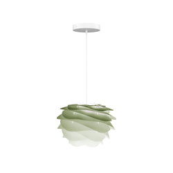 Carmina Mini Hardwired Pendant in Amazonas, White Cord