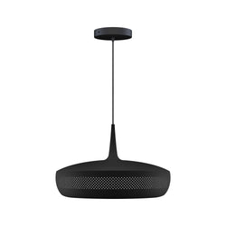 Clava Dine Pendant Black, Black Cord
