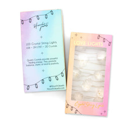 Love Lights ~ Crystal String Lights ~ Quartz Crystal