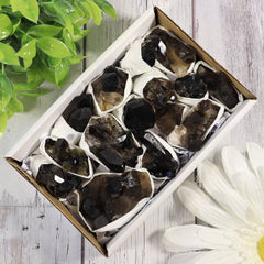 Smoky Quartz Clusters in a Flat (Small)