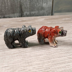 Soapstone Animals: Bear