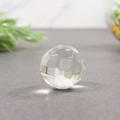 Clear Quartz Mini Faceted Ball | Clear Quartz Crystal