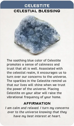 Crystal Blessing Cards