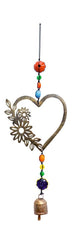 Blooming Heart/Beads & Bell