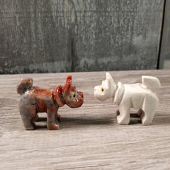 Soapstone Animals: Bulldog