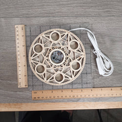 Light Stand Led Style: Merkaba White