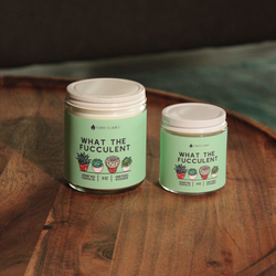 What The Fucculent - Funny Flames Candle -: 4oz
