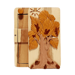 Tree of Life - Hand Carved Keepsake Gift Box