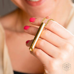 BREATHE. and Cycle Breaker - Mindfulness Breathing Necklaces: Silver CYCLE BREAKER