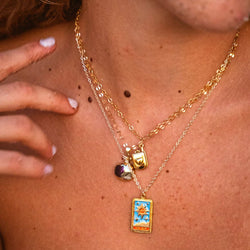 Call Me Maybe Flip Phone Necklace