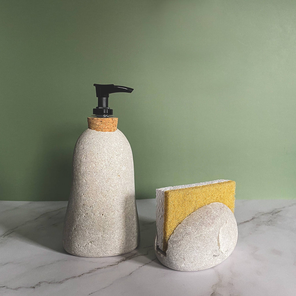 Stone Soap/Lotion Dispenser