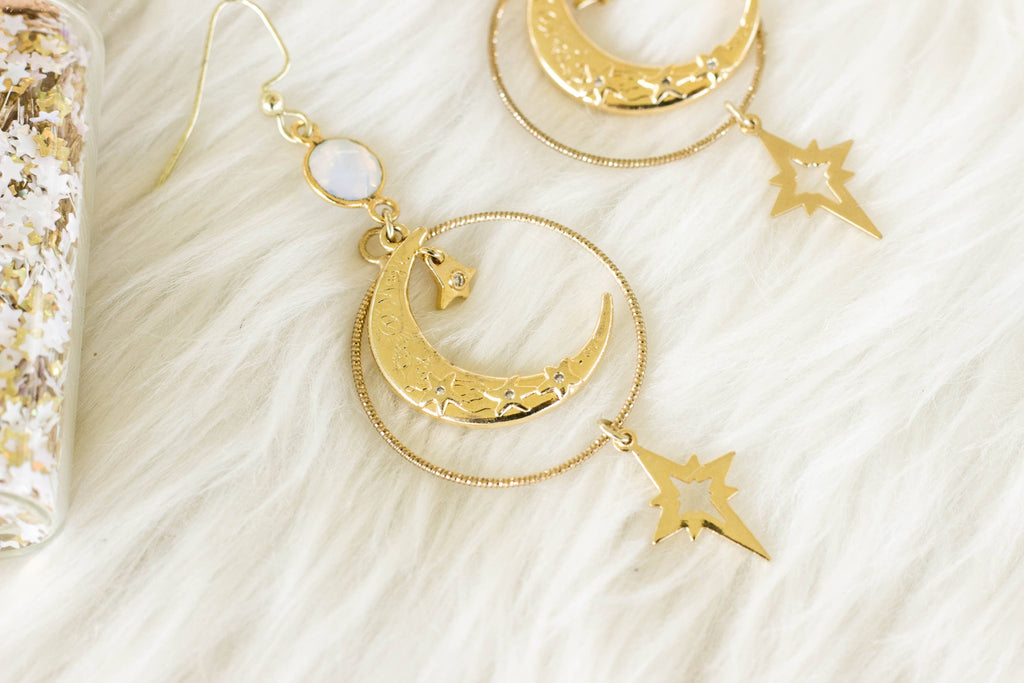 Swinging on a Star Earrings