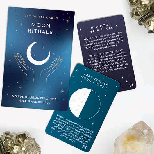 Moonlight Rituals Moon Ritual Cards | Om Gallery