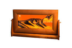 Cherry Wood (Traditional) Moving Sand Art Pictures: Volcanic Clear / Small