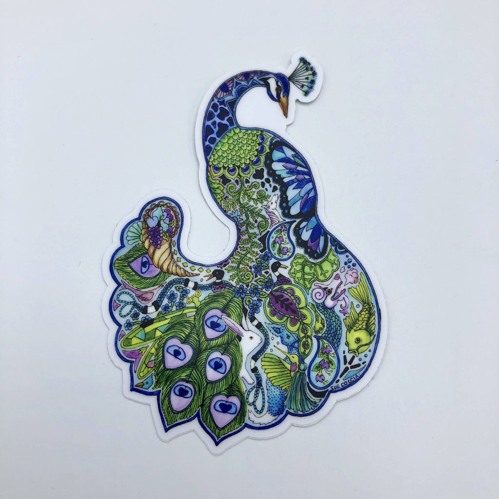 Peacock Sticker