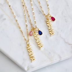 Birthstone Mama Necklace