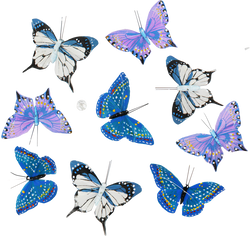 Blue Butterfly Garland - JL325