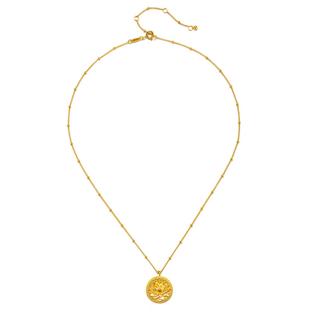 Blessed Beginnings Lotus Necklace