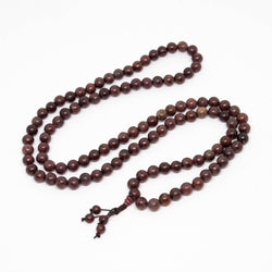Purpleheart Wood Zen 108 Bead Mala Prayer Beads - 8mm