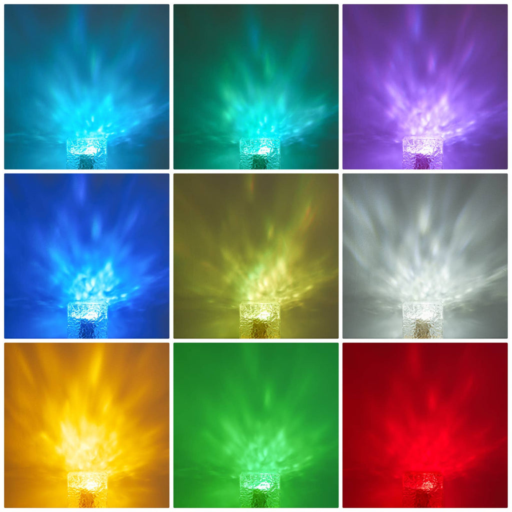 16 Color-changing Water Ripple Table Lamp Night Light
