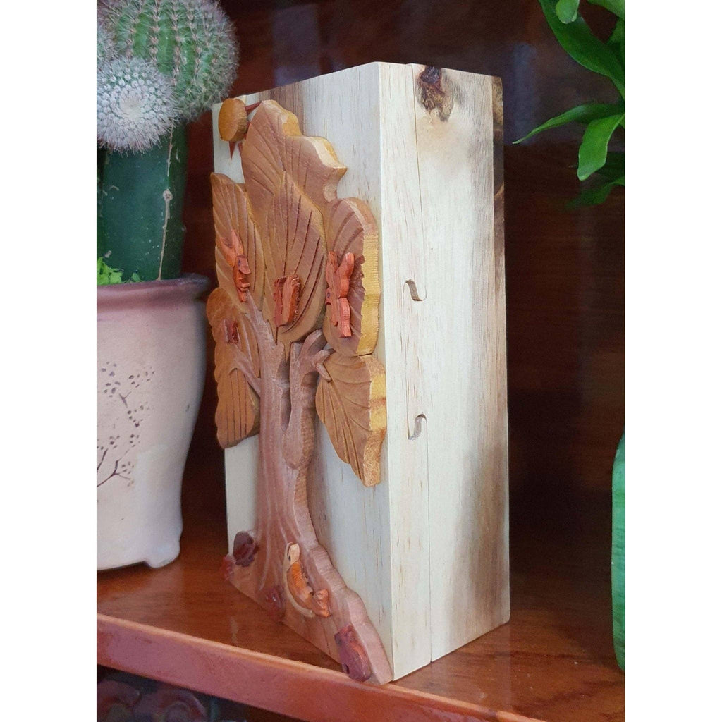 Tree of Life - Hand Carved Keepsake Gift Box