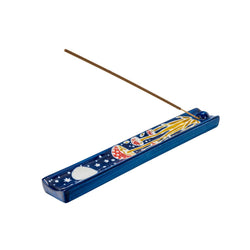 Handpainted Ceramic Incense Holder 9 inch L Toadstool (1/72)