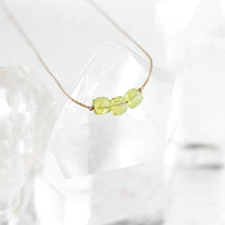 Peridot August Birthstone Necklace