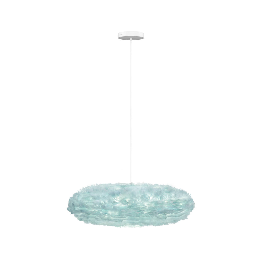 Eos Esther Medium Hardwired Pendant in Light Blue