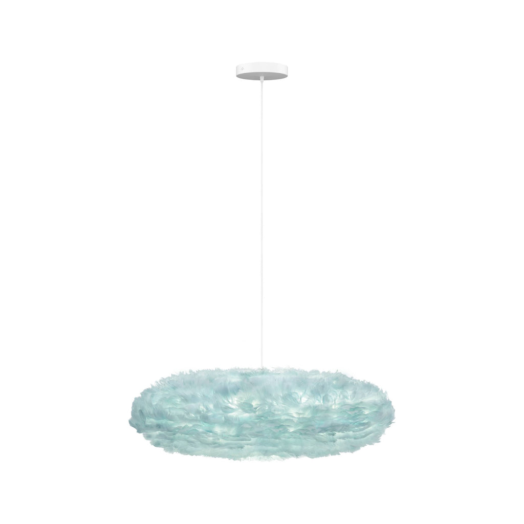 Eos Esther Large Hardwired Pendant in Light Blue