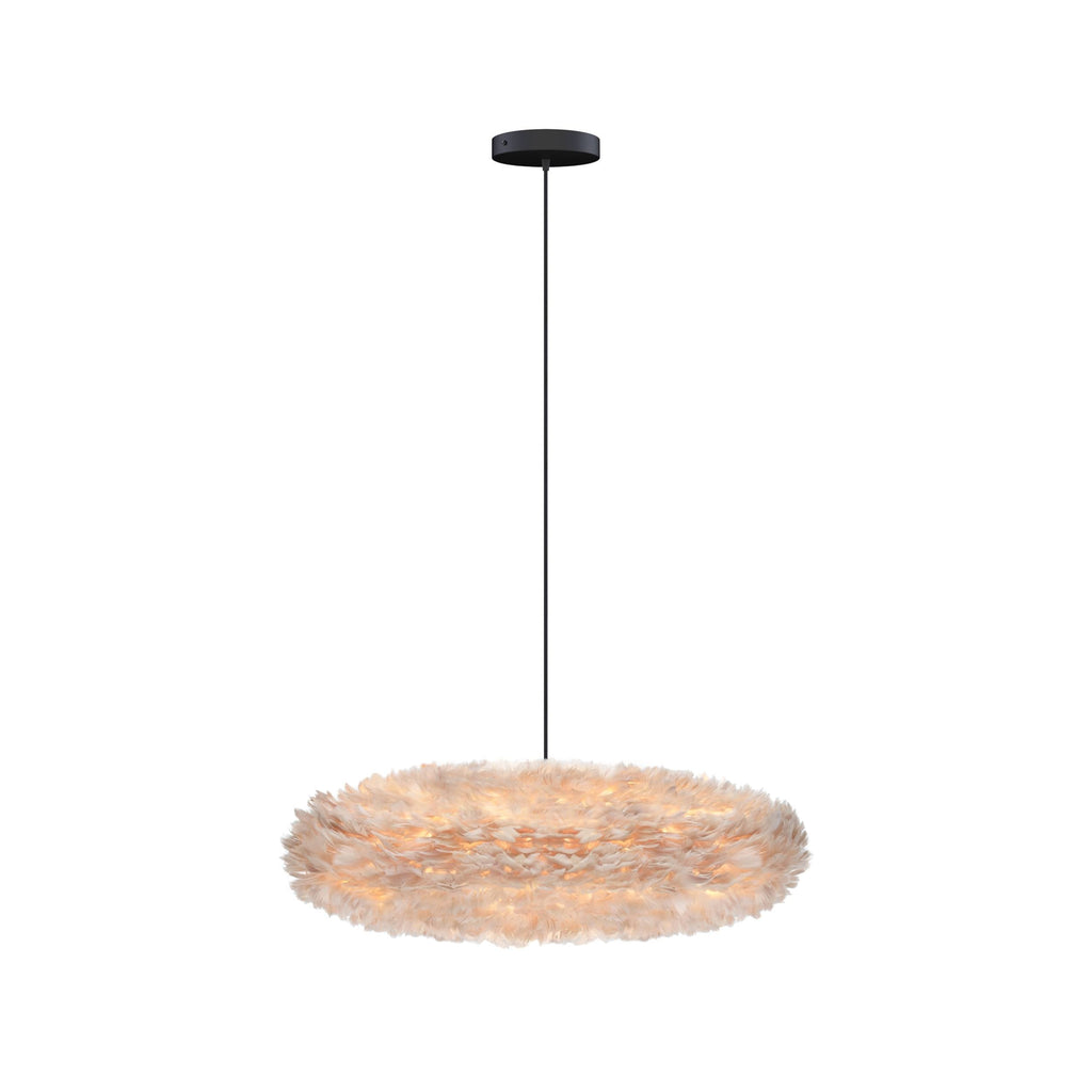 Eos Esther Medium Hardwired Pendant in Light Brown