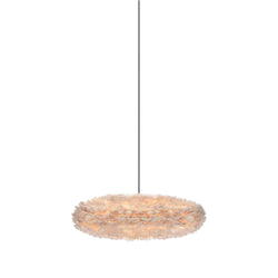 Eos Esther Medium Plug-In Pendant in Light Brown, Black cord