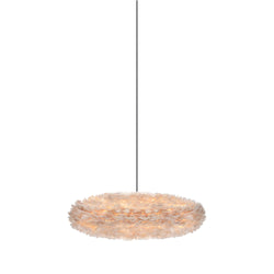 Eos Esther Large Plug-In Pendant in Light Brown, Black cord