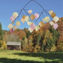 Autumn Leaves Capiz Chime