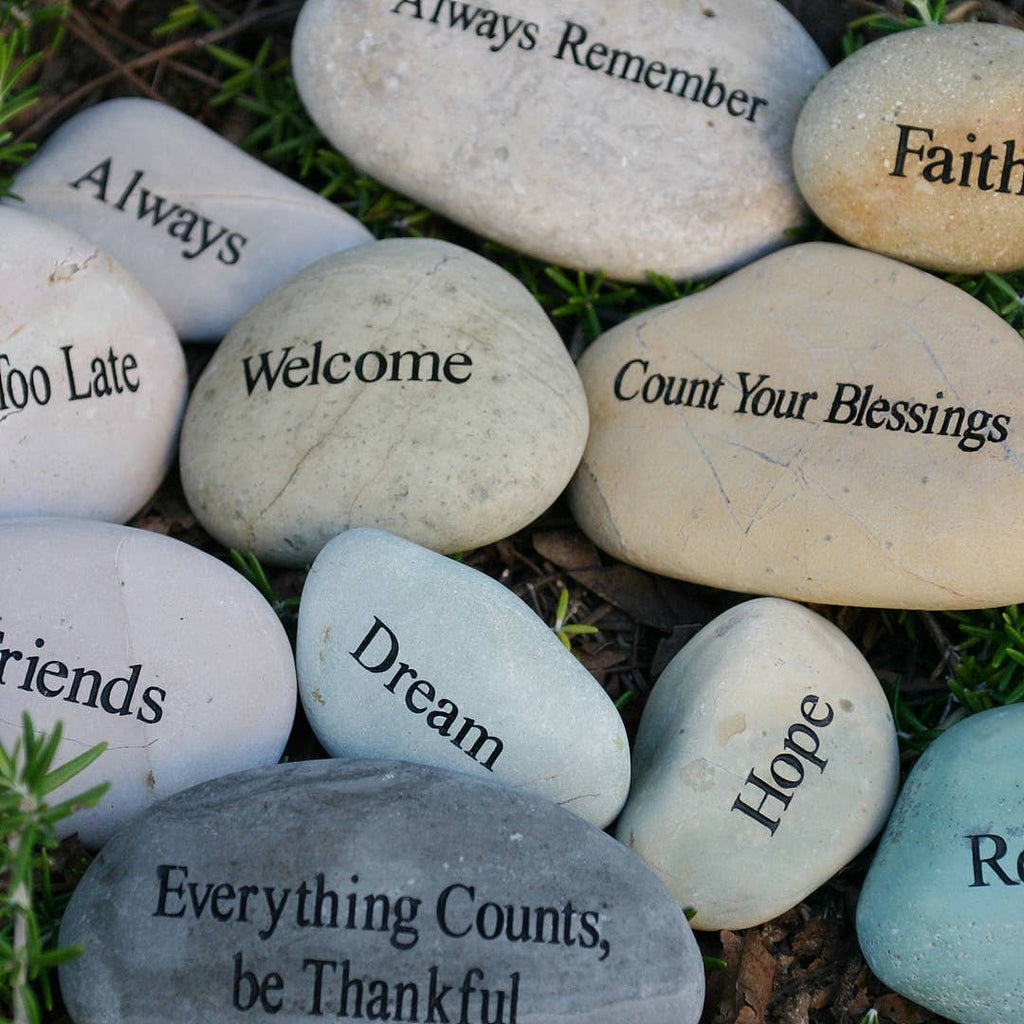 Miracle Stones - Mini Regular Stones with Words & Phrases: Love